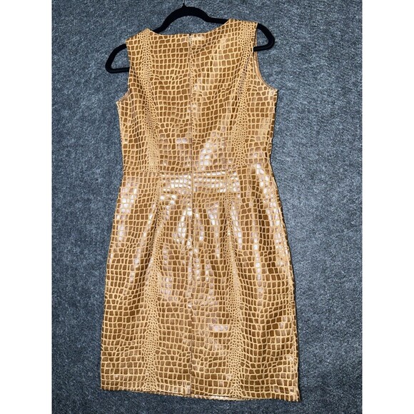 Selene Sport Vintage Alligator-Embossed Faux Leather Dress and Jacket Set - Picture 7 of 8